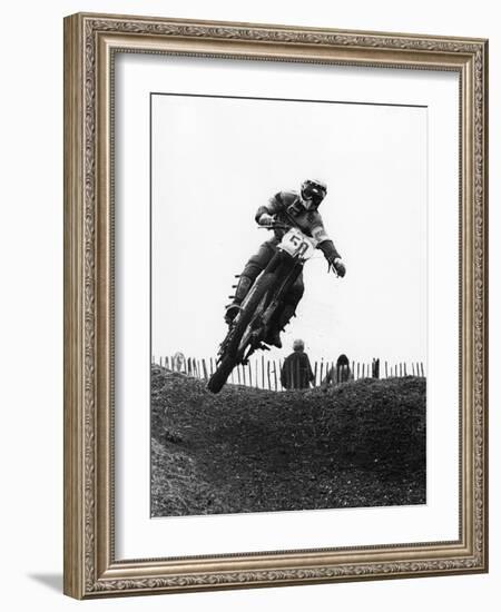 Motocross Scrambling-null-Framed Photographic Print