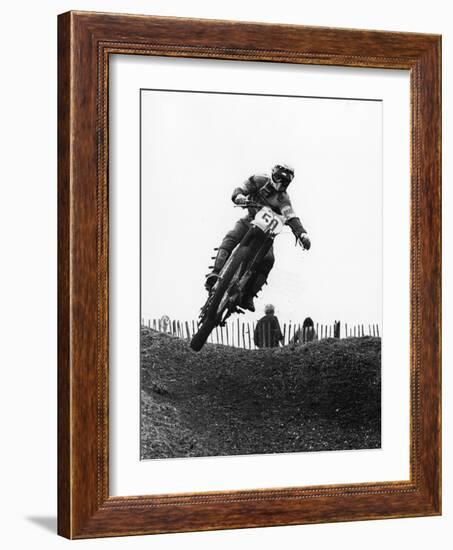 Motocross Scrambling-null-Framed Photographic Print