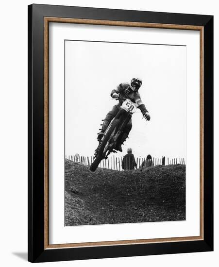 Motocross Scrambling-null-Framed Photographic Print