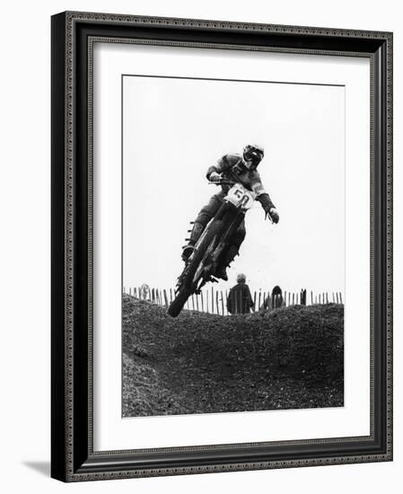 Motocross Scrambling-null-Framed Photographic Print