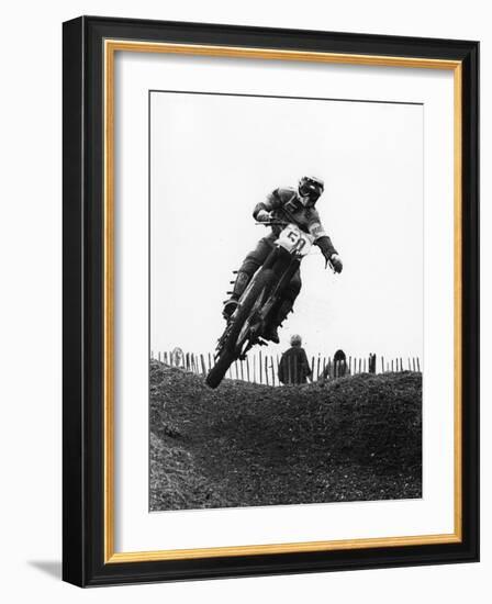 Motocross Scrambling-null-Framed Photographic Print