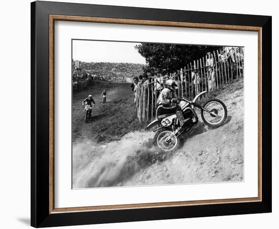 Motocross Scrambling-null-Framed Photographic Print