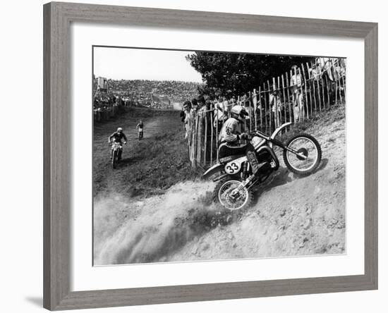 Motocross Scrambling-null-Framed Photographic Print