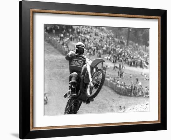 Motocross Scrambling-null-Framed Photographic Print