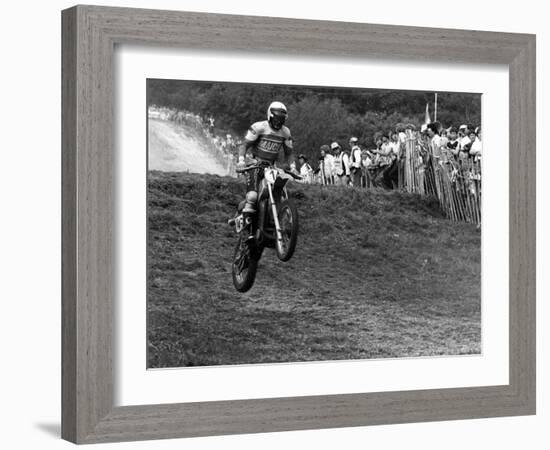 Motocross Scrambling-null-Framed Photographic Print