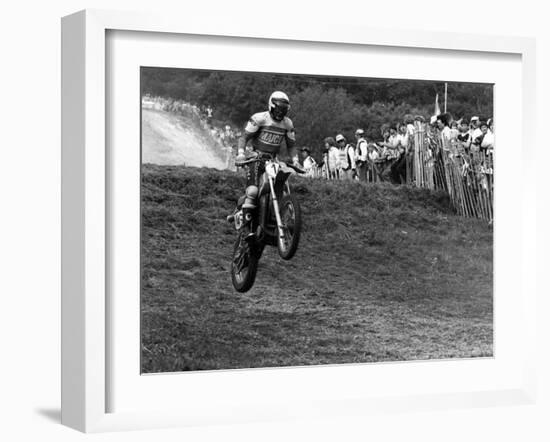 Motocross Scrambling-null-Framed Photographic Print