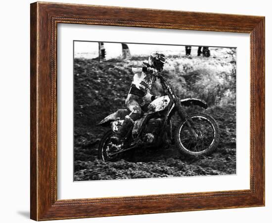 Motocross Scrambling-null-Framed Photographic Print