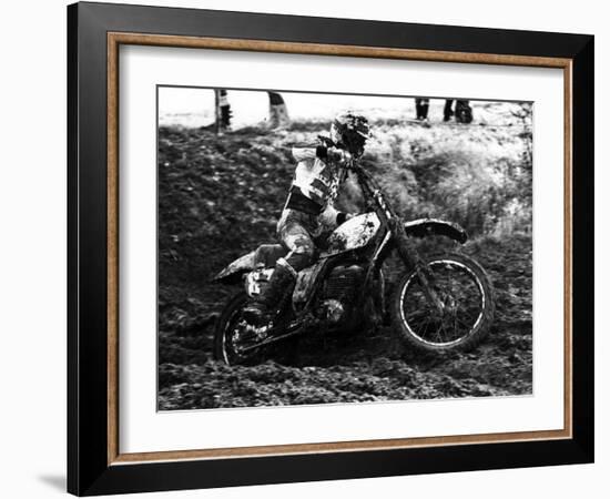 Motocross Scrambling-null-Framed Photographic Print