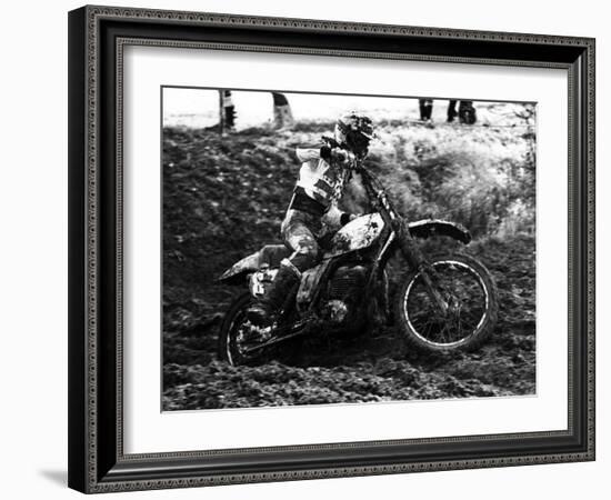 Motocross Scrambling-null-Framed Photographic Print