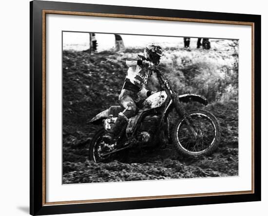 Motocross Scrambling-null-Framed Photographic Print