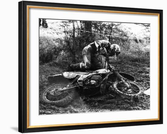 Motocross Scrambling-null-Framed Photographic Print