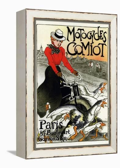 Motocycles Comiot, 1899-Théophile Alexandre Steinlen-Framed Premier Image Canvas