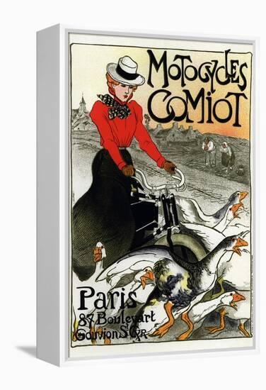 Motocycles Comiot, 1899-Théophile Alexandre Steinlen-Framed Premier Image Canvas