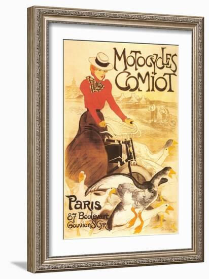 Motocycles Comiot-null-Framed Art Print