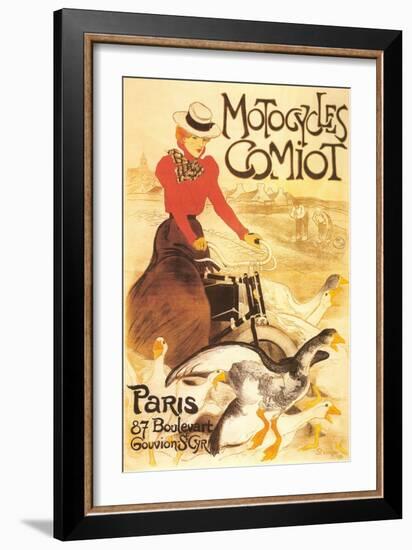 Motocycles Comiot-null-Framed Art Print