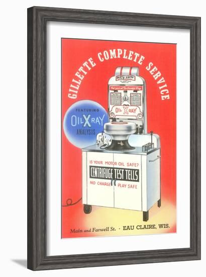 Motor Oil Testing Machine-null-Framed Art Print