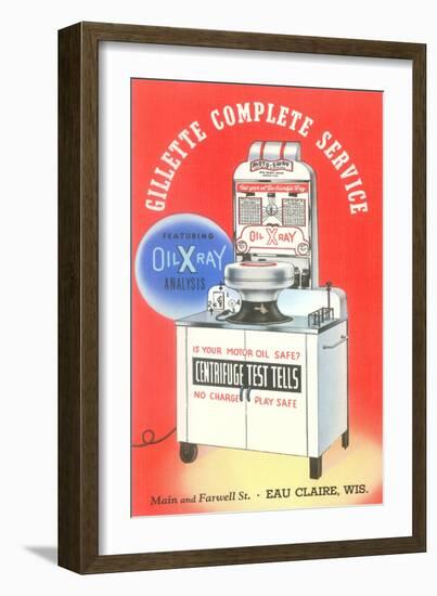 Motor Oil Testing Machine-null-Framed Art Print