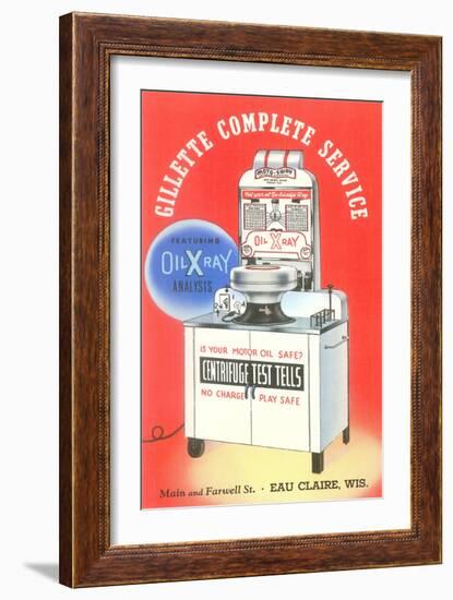 Motor Oil Testing Machine-null-Framed Art Print