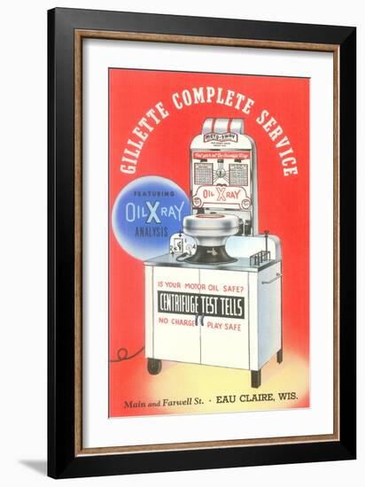 Motor Oil Testing Machine-null-Framed Art Print