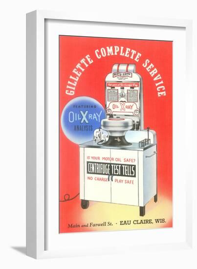 Motor Oil Testing Machine-null-Framed Art Print