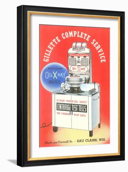 Motor Oil Testing Machine-null-Framed Art Print