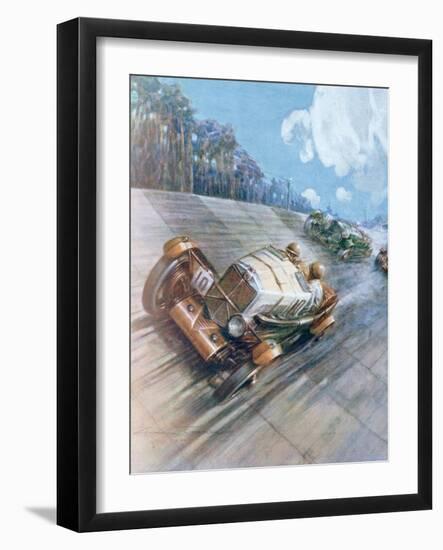 Motor Racing, 1930-null-Framed Giclee Print