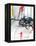 Motorbike in Paris-Maja Wronska-Framed Premier Image Canvas