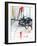 Motorbike in Paris-Maja Wronska-Framed Giclee Print