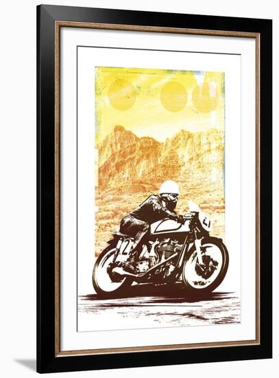 Motorbike-Hens Teeth-Framed Giclee Print