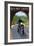 Motorcycle and Tunnel - Blue Ridge Parkway-Lantern Press-Framed Art Print