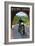 Motorcycle and Tunnel - Blue Ridge Parkway-Lantern Press-Framed Art Print