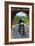 Motorcycle and Tunnel - Blue Ridge Parkway-Lantern Press-Framed Art Print