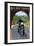 Motorcycle and Tunnel - Blue Ridge Parkway-Lantern Press-Framed Art Print