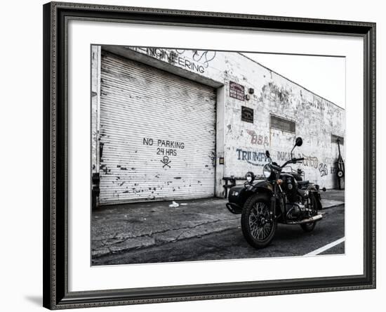 Motorcycle Garage in Brooklyn-Philippe Hugonnard-Framed Photographic Print