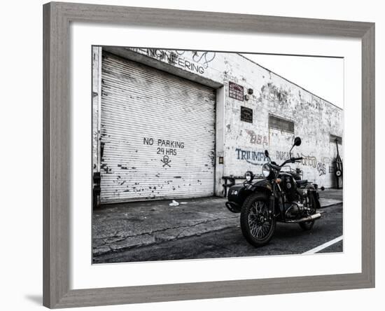 Motorcycle Garage in Brooklyn-Philippe Hugonnard-Framed Photographic Print