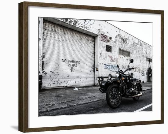 Motorcycle Garage in Brooklyn-Philippe Hugonnard-Framed Photographic Print