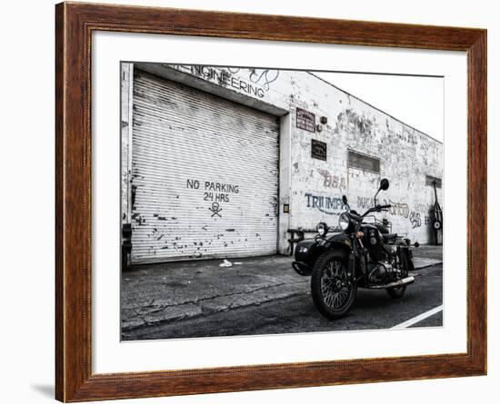 Motorcycle Garage in Brooklyn-Philippe Hugonnard-Framed Photographic Print