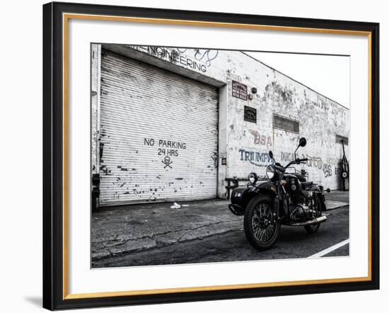 Motorcycle Garage in Brooklyn-Philippe Hugonnard-Framed Photographic Print