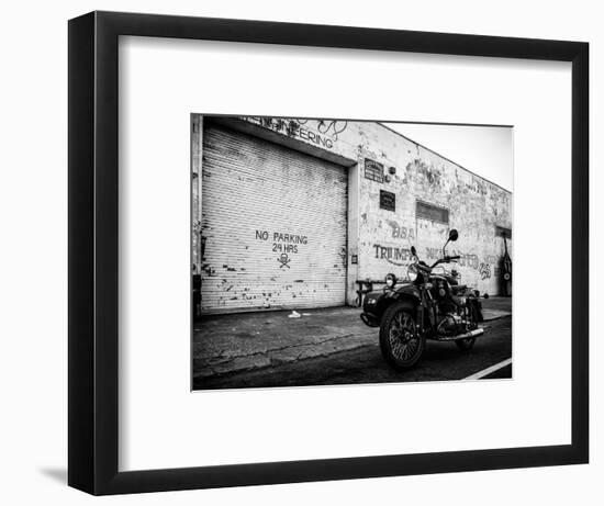 Motorcycle Garage in Brooklyn-Philippe Hugonnard-Framed Art Print