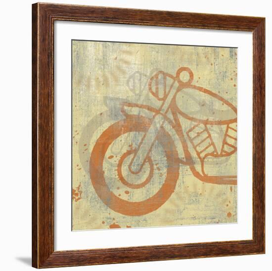 Motorcycle I-Erin Clark-Framed Art Print
