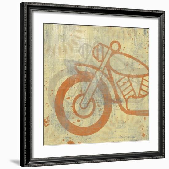 Motorcycle I-Erin Clark-Framed Art Print