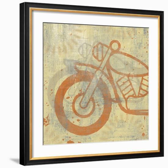 Motorcycle I-Erin Clark-Framed Art Print