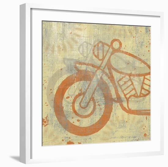 Motorcycle I-Erin Clark-Framed Art Print