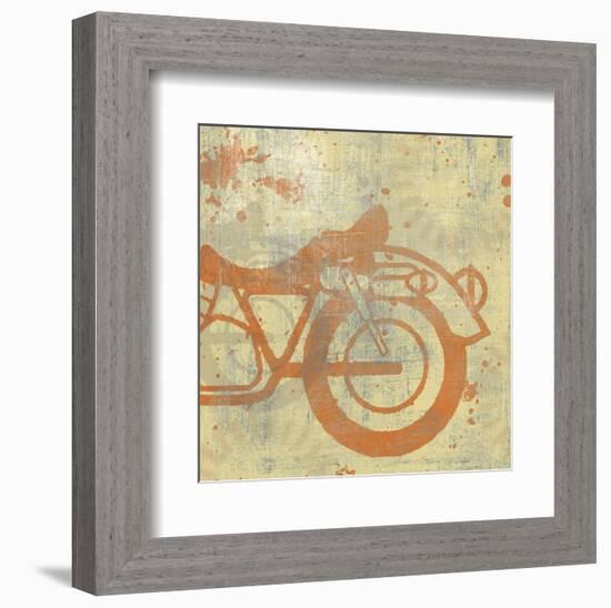 Motorcycle II-Erin Clark-Framed Art Print