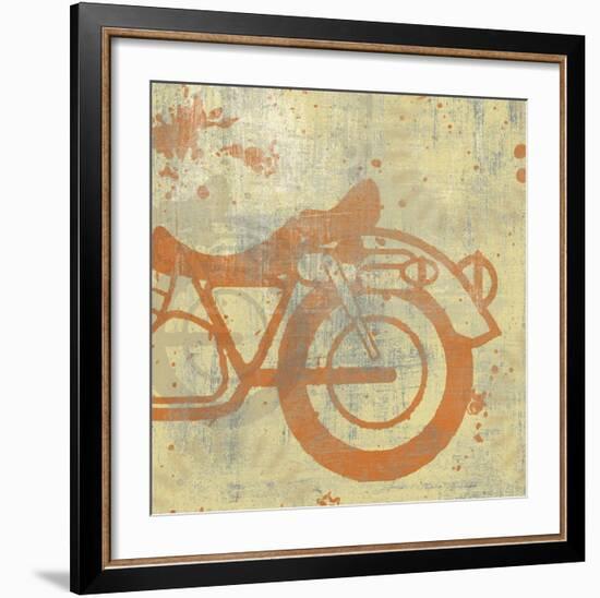 Motorcycle II-Erin Clark-Framed Art Print