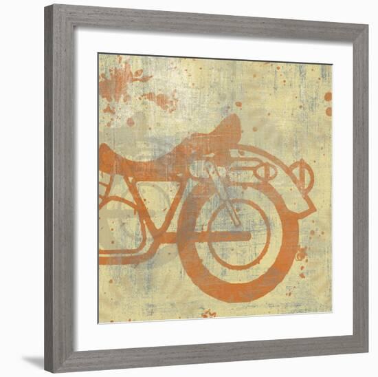 Motorcycle II-Erin Clark-Framed Art Print