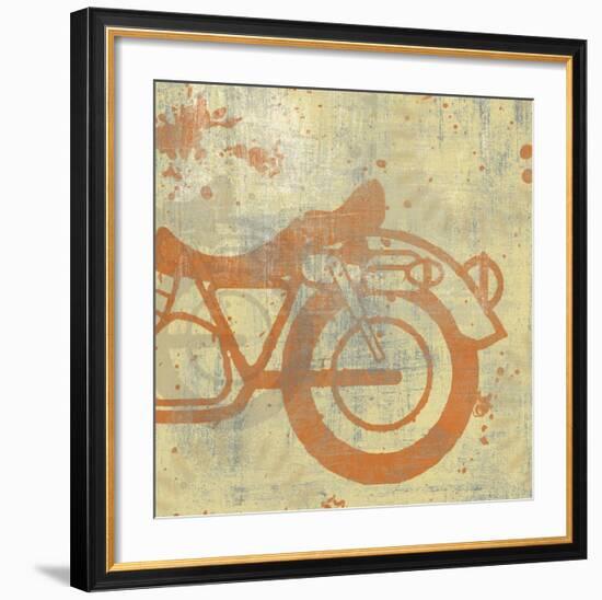 Motorcycle II-Erin Clark-Framed Art Print