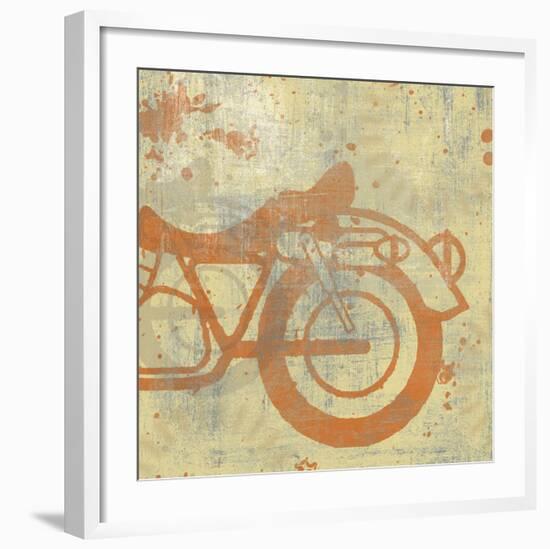 Motorcycle II-Erin Clark-Framed Art Print