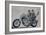 Motorcycle Ride, 1991,(watercolor)-Anthony Butera-Framed Giclee Print