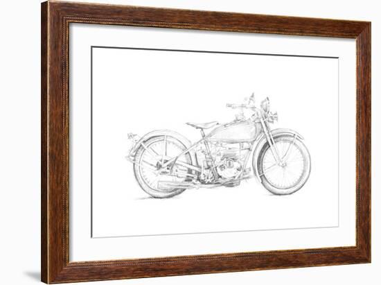 Motorcycle Sketch IV-Megan Meagher-Framed Art Print